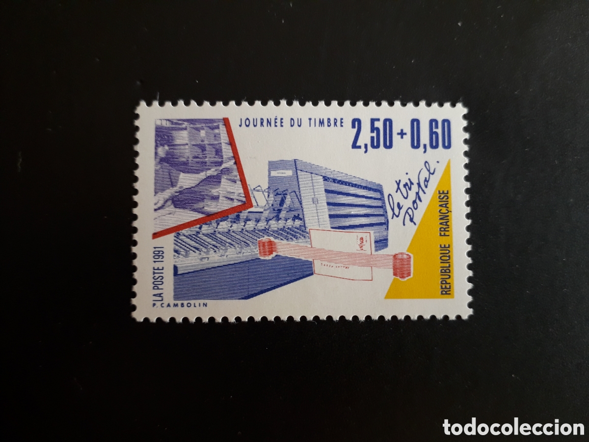 Sellos: FRANCIA YVERT 2688 SERIE COMPLETA NUEVA *** 1991 SERVICIO DE CORREOS D&Iacute;A DEL SELLO PEDIDO M&Iacute;NIMO 3&euro;