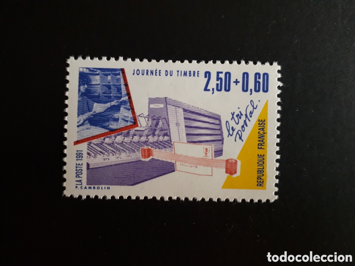Sellos: FRANCIA YVERT 2689 SERIE COMPLETA NUEVA *** 1991 SERVICIO DE CORREOS D&Iacute;A DEL SELLO PEDIDO M&Iacute;NIMO 3&euro;