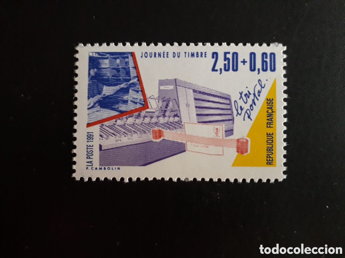 Sellos: FRANCIA YVERT 2689 SERIE COMPLETA NUEVA *** 1991 SERVICIO DE CORREOS D&Iacute;A DEL SELLO PEDIDO M&Iacute;NIMO 3&euro;