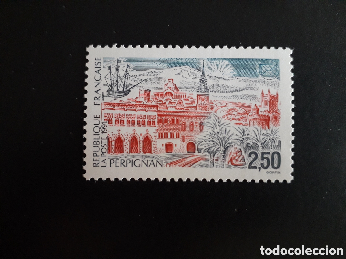Sellos: FRANCIA YVERT 2698 SERIE COMPLETA NUEVA *** 1991 PERPIGNAN PEDIDO M&Iacute;NIMO 3&euro;