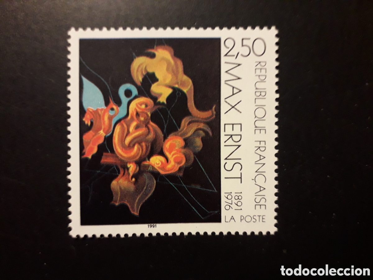 Sellos: FRANCIA YVERT 2727 SERIE COMPLETA NUEVA *** 1991 PINTURAS MAX ERNST PEDIDO M&Iacute;NIMO 3&euro;