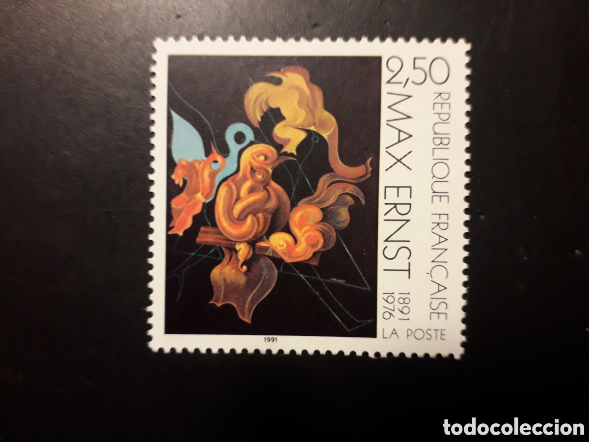 Sellos: FRANCIA YVERT 2727 SERIE COMPLETA NUEVA *** 1991 PINTURAS MAX ERNST PEDIDO M&Iacute;NIMO 3&euro;