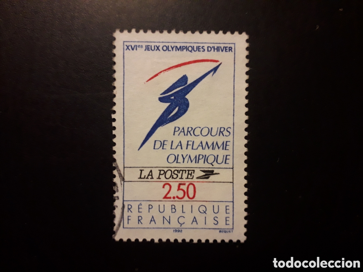 Sellos: FRANCIA YVERT 2732 SERIE COMPLETA USADA 1991 DEPORTES, ANTORCHA OL&Iacute;MPICA PEDIDO M&Iacute;NIMO 3&euro;