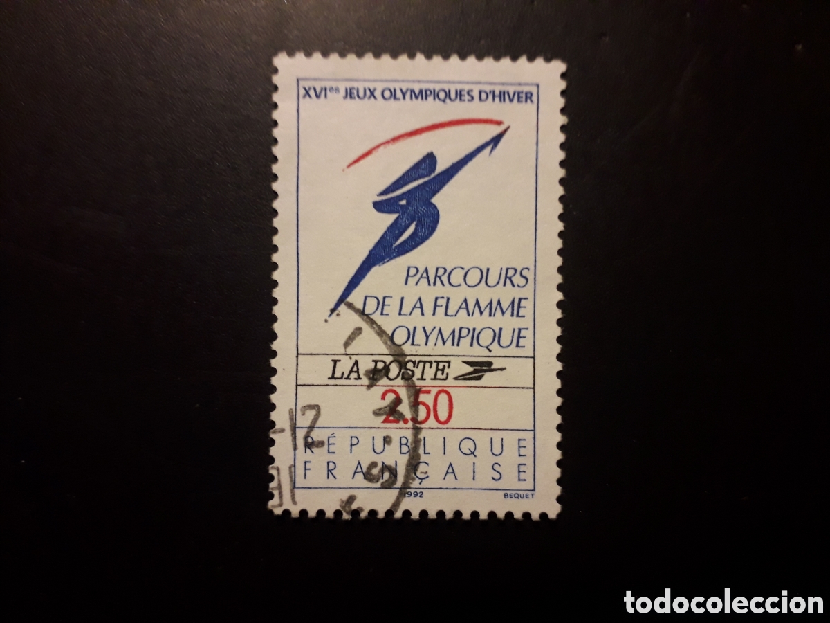 Sellos: FRANCIA YVERT 2732 SERIE COMPLETA USADA 1991 DEPORTES, ANTORCHA OL&Iacute;MPICA PEDIDO M&Iacute;NIMO 3&euro;