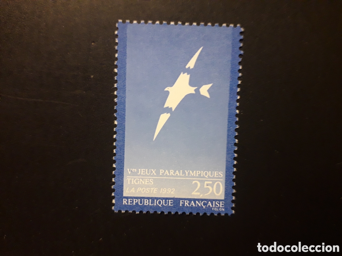 Sellos: FRANCIA YVERT 2734 SERIE COMPLETA NUEVA *** 1991 DEPORTES JUEGOS PARAL&Iacute;MPICOS AVES PEDIDO M&Iacute;NIMO 3&euro;