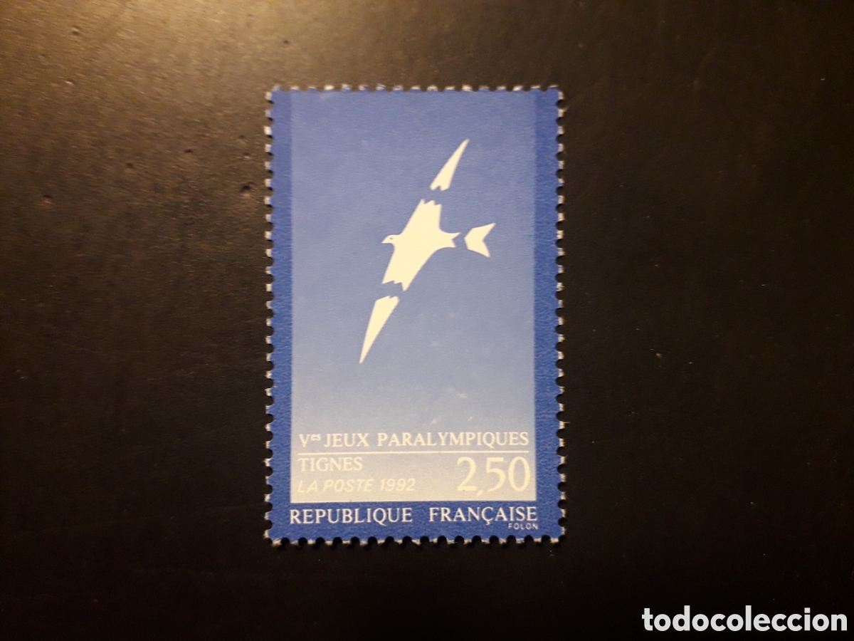 Sellos: FRANCIA YVERT 2734 SERIE COMPLETA NUEVA *** 1991 DEPORTES JUEGOS PARAL&Iacute;MPICOS AVES PEDIDO M&Iacute;NIMO 3&euro;