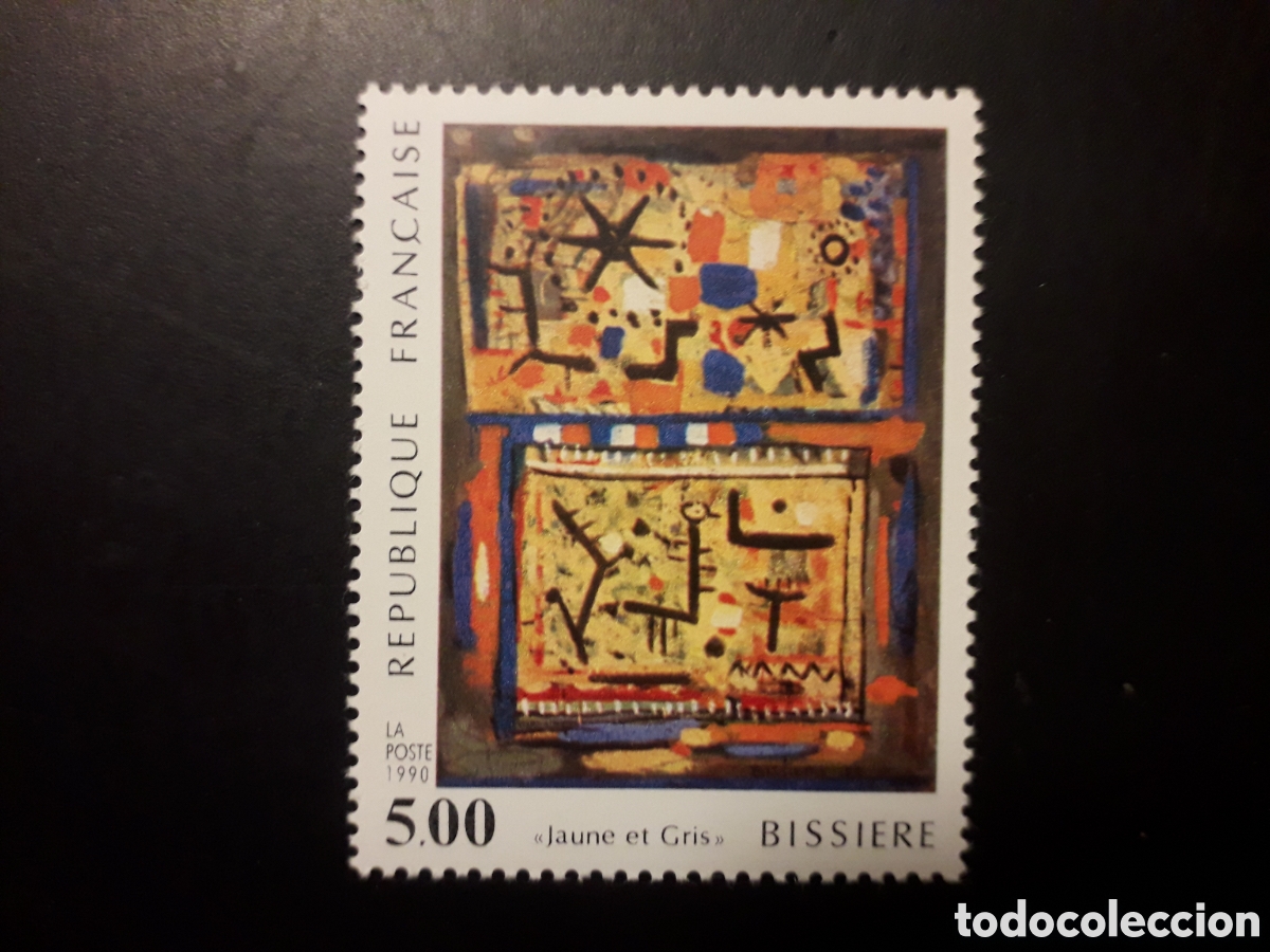 Sellos: FRANCIA YVERT 2672 SERIE COMPLETA NUEVA *** 1990 PINTURAS, ROGER BISSI&Egrave;RE PEDIDO M&Iacute;NIMO 3&euro;