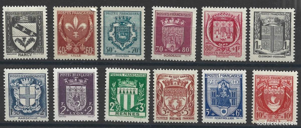 Sellos: SELLOS * DE FRANCIA 1941, YT 526/ 37