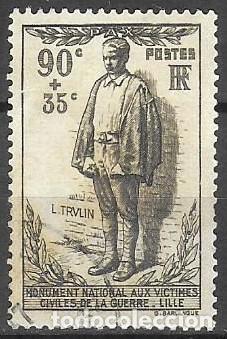 Selos: SELLO USADO DE FRANCIA 1939, YT 420