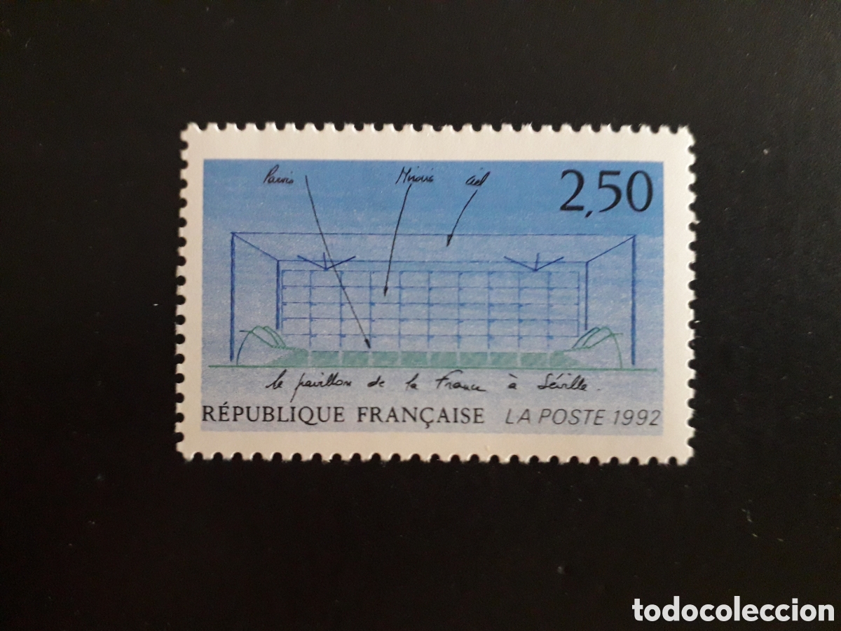 Sellos: FRANCIA YVERT 2736 SERIE COMPLETA NUEVA *** 1992 EXPO 92 SEVILLA PEDIDO M&Iacute;NIMO 3&euro;