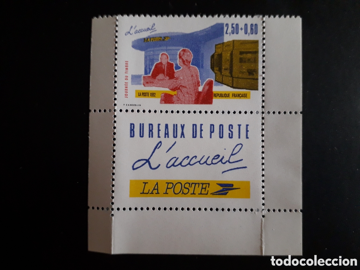 Sellos: FRANCIA YVERT 2744 SERIE CTA NUEVA *** 1992 D&Iacute;A DEL SELLO SERVICIO CORREOS, VI&Ntilde;ETA PEDIDO M&Iacute;NIMO 3&euro;