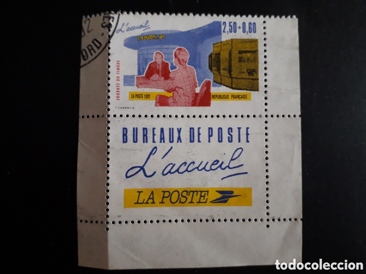 Sellos: FRANCIA YVERT 2744 SERIE COMPLETA USADA VI&Ntilde;ETA 1992 D&Iacute;A DEL SELLO SERVICIO CORREOS PEDIDO M&Iacute;NIMO 3&euro;