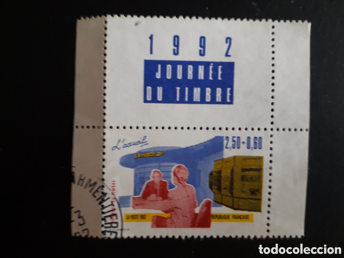 Sellos: FRANCIA YVERT 2744 SERIE COMPLETA USADA VI&Ntilde;ETA 1992 D&Iacute;A DEL SELLO SERVICIO CORREOS PEDIDO M&Iacute;NIMO 3&euro;