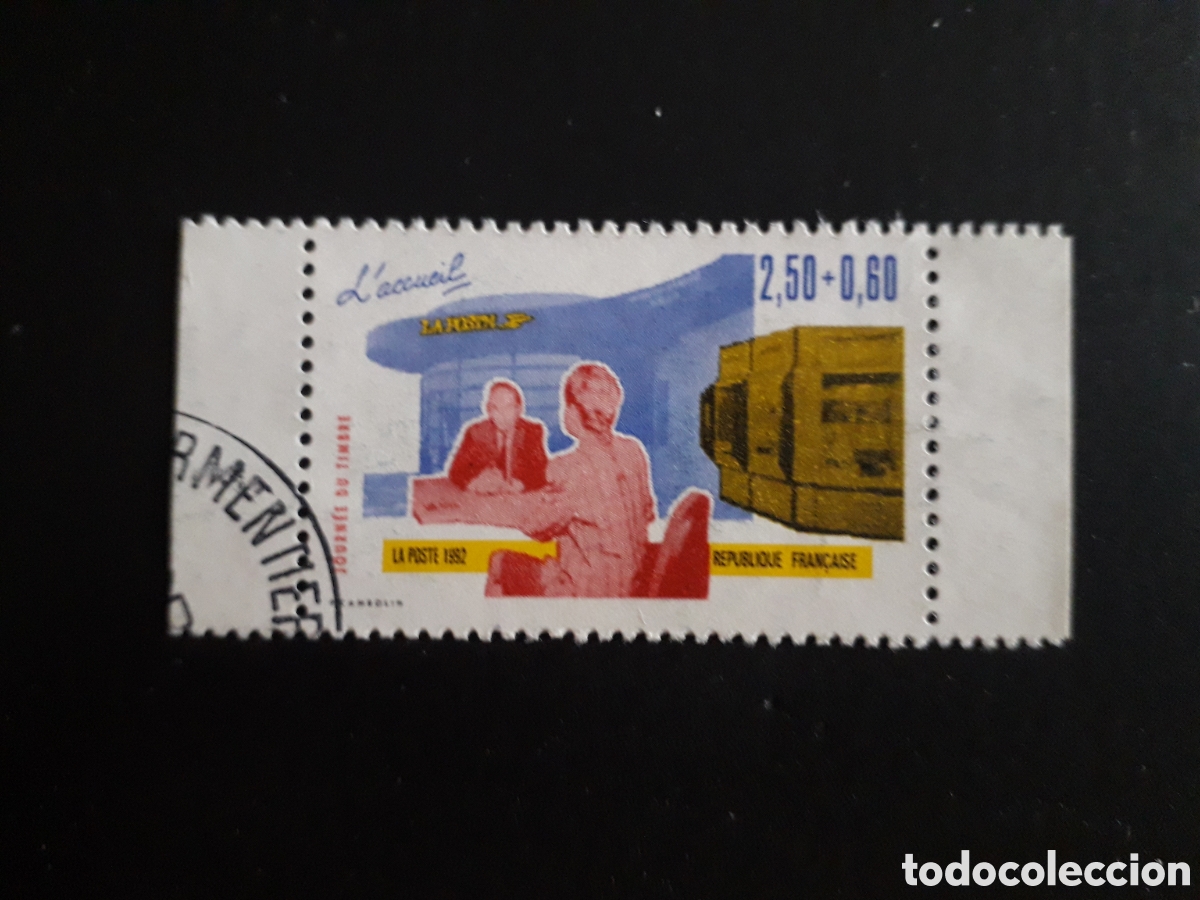 Sellos: FRANCIA YVERT 2744 SERIE COMPLETA USADA 1992 D&Iacute;A DEL SELLO, SERVICIO DE CORREOS PEDIDO M&Iacute;NIMO 3&euro;