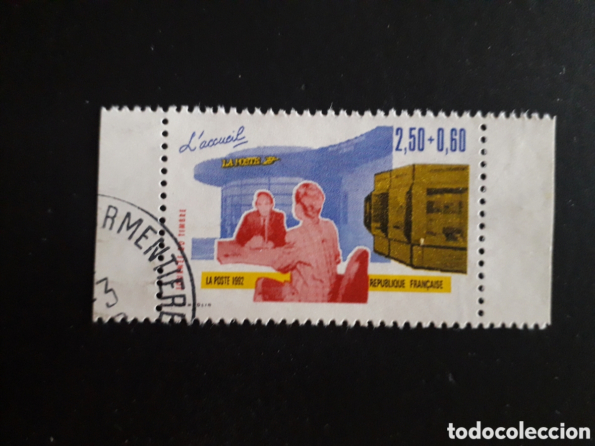 Sellos: FRANCIA YVERT 2744 SERIE COMPLETA USADA 1992 D&Iacute;A DEL SELLO, SERVICIO DE CORREOS PEDIDO M&Iacute;NIMO 3&euro;