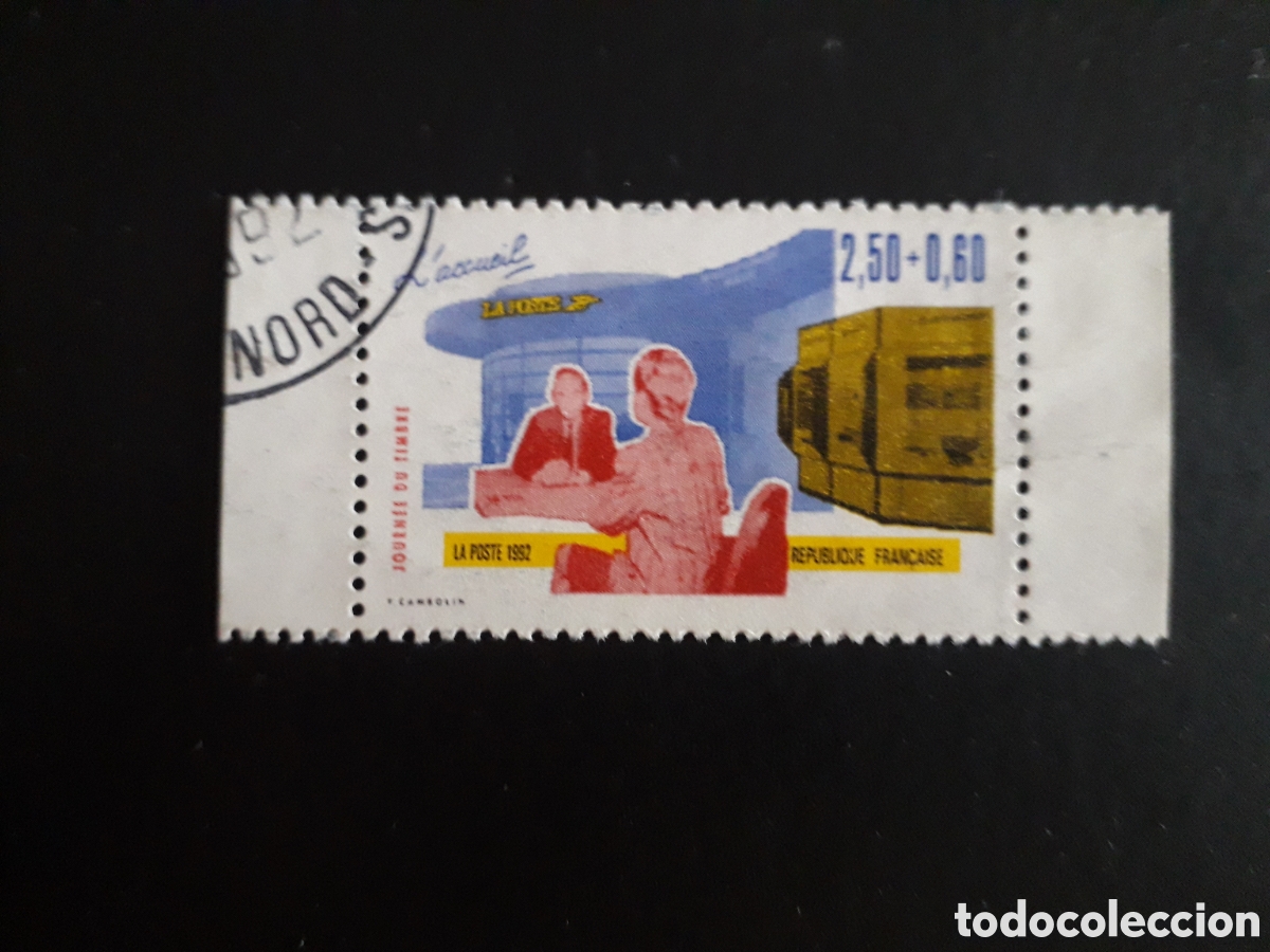 Sellos: FRANCIA YVERT 2744 SERIE COMPLETA USADA 1992 D&Iacute;A DEL SELLO, SERVICIO DE CORREOS PEDIDO M&Iacute;NIMO 3&euro;