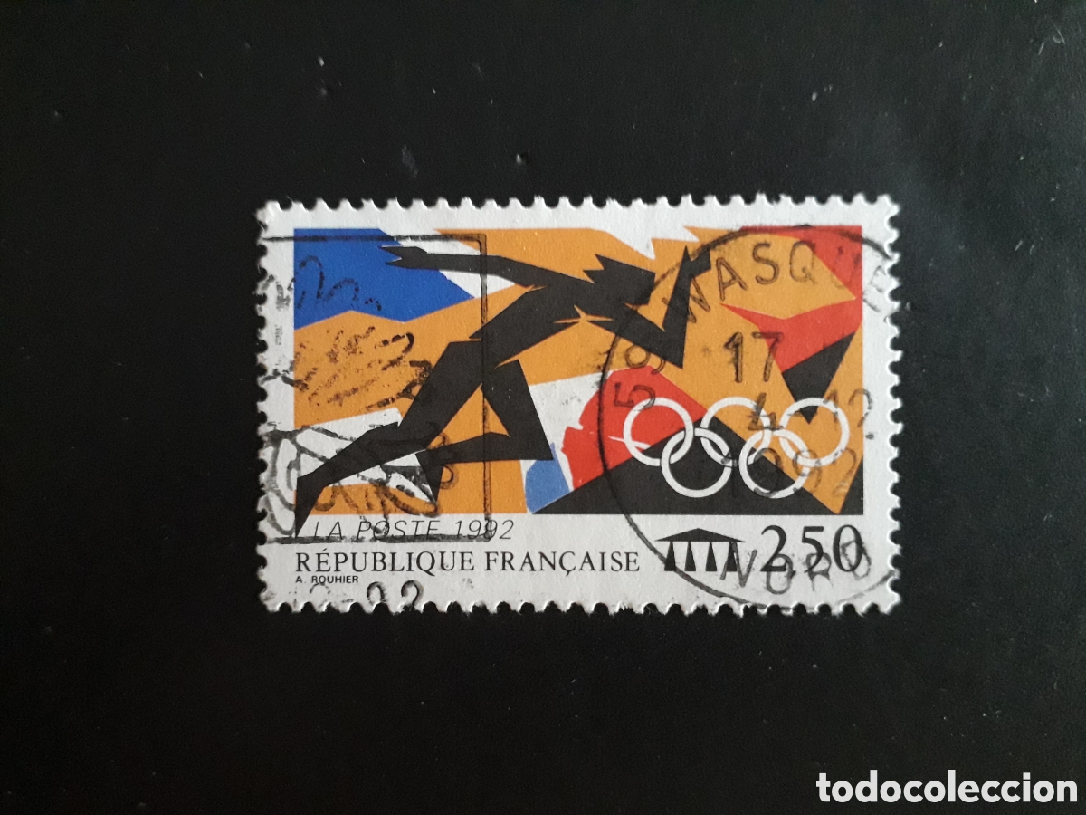 Sellos: FRANCIA YVERT 2745 SERIE COMPLETA USADA 1992 DEPORTES OLIMPIADA BARCELONA 92 PEDIDO M&Iacute;NIMO 3&euro;