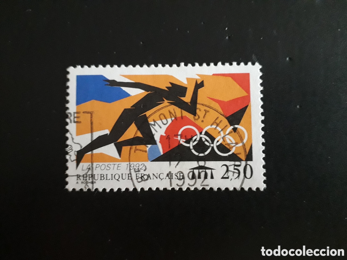 Sellos: FRANCIA YVERT 2745 SERIE COMPLETA USADA 1992 DEPORTES OLIMPIADA BARCELONA 92 PEDIDO M&Iacute;NIMO 3&euro;