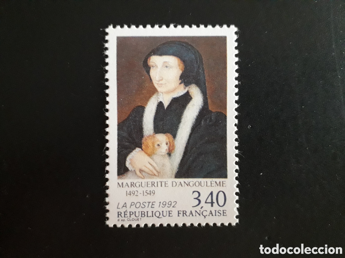 Sellos: FRANCIA YVERT 2746 SERIE COMPLETA NUEVA *** 1992 MARGUERITE D'ANGOULEME PEDIDO M&Iacute;NIMO 3&euro;
