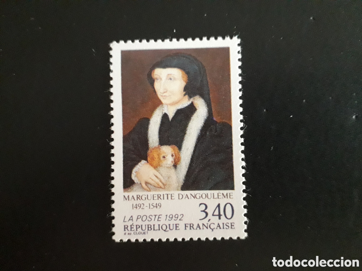 Sellos: FRANCIA YVERT 2746 SERIE COMPLETA NUEVA *** 1992 MARGUERITE D'ANGOULEME PEDIDO M&Iacute;NIMO 3&euro;