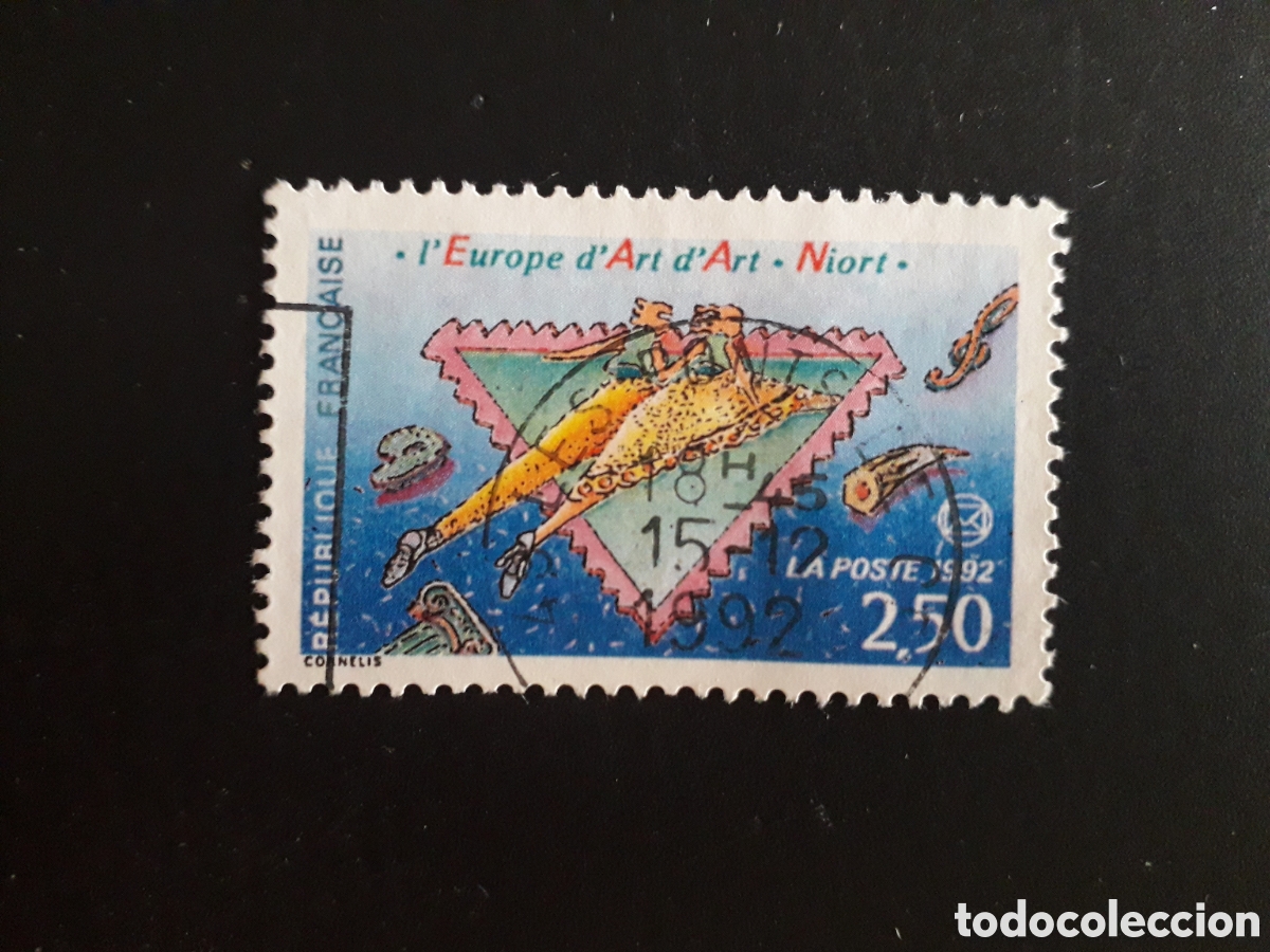 Sellos: FRANCIA YVERT 2758 SERIE COMPLETA USADA 1992 NIORT, LA EUROPA DEL ARTE PEDIDO M&Iacute;NIMO 3&euro;