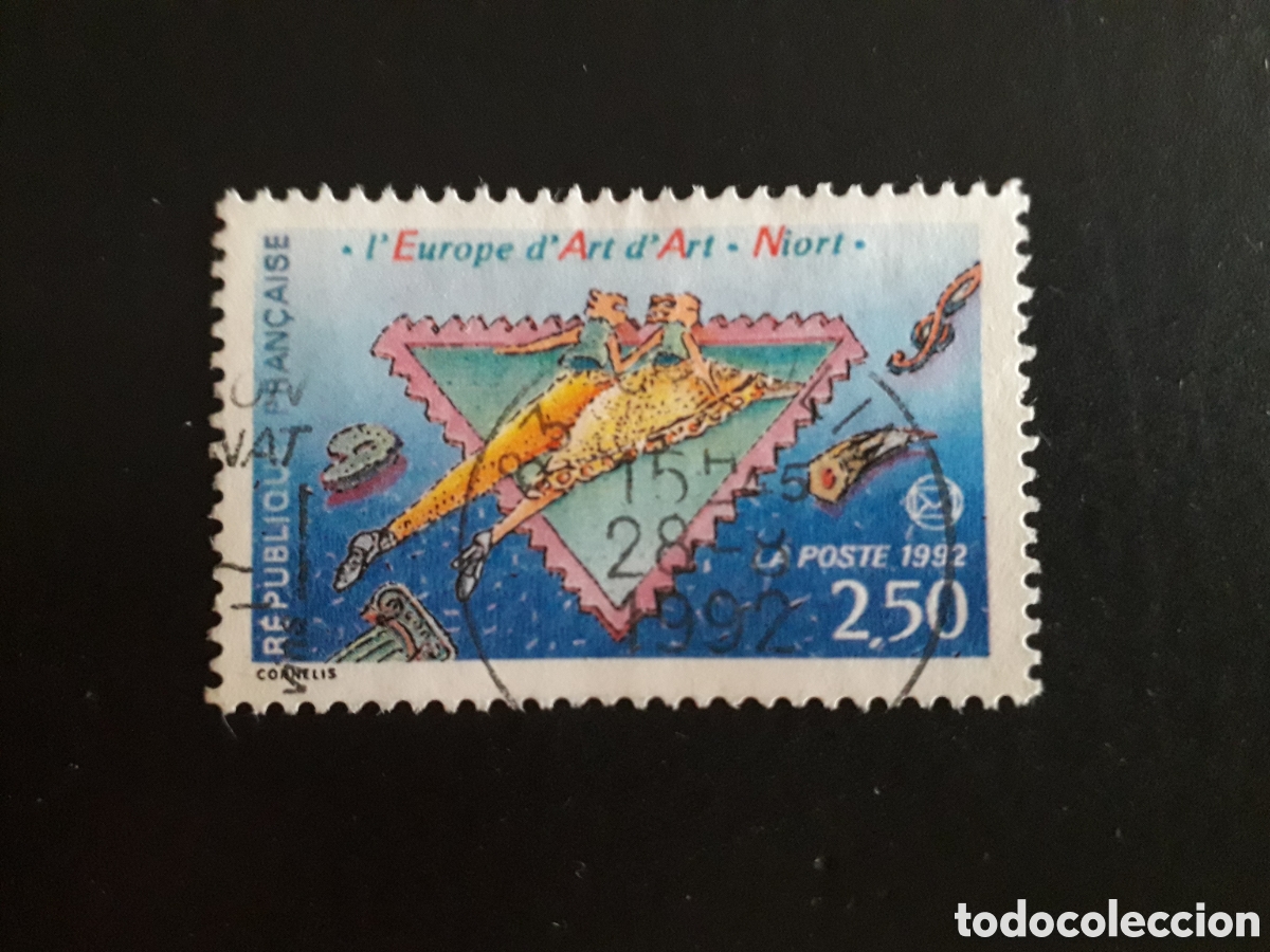 Sellos: FRANCIA YVERT 2758 SERIE COMPLETA USADA 1992 NIORT, LA EUROPA DEL ARTE PEDIDO M&Iacute;NIMO 3&euro;