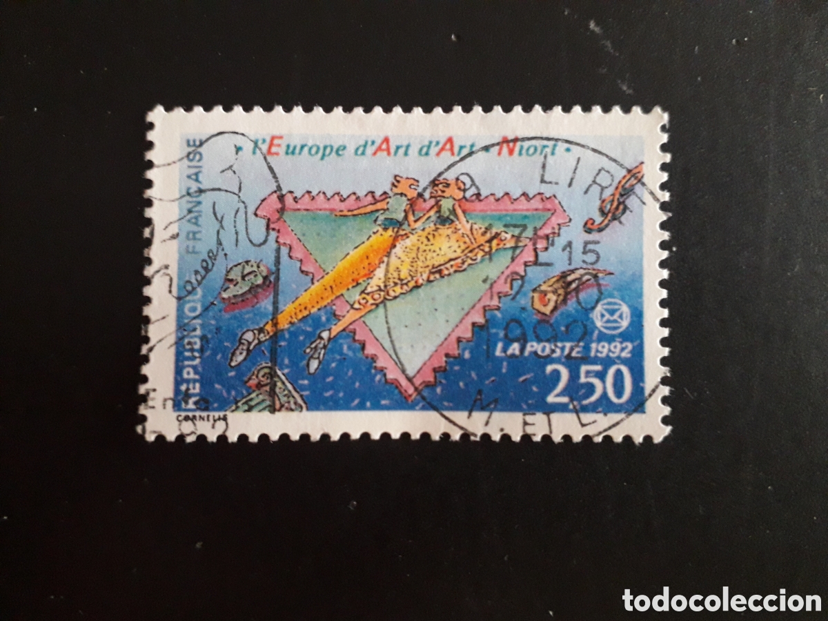 Sellos: FRANCIA YVERT 2758 SERIE COMPLETA USADA 1992 NIORT, LA EUROPA DEL ARTE PEDIDO M&Iacute;NIMO 3&euro;