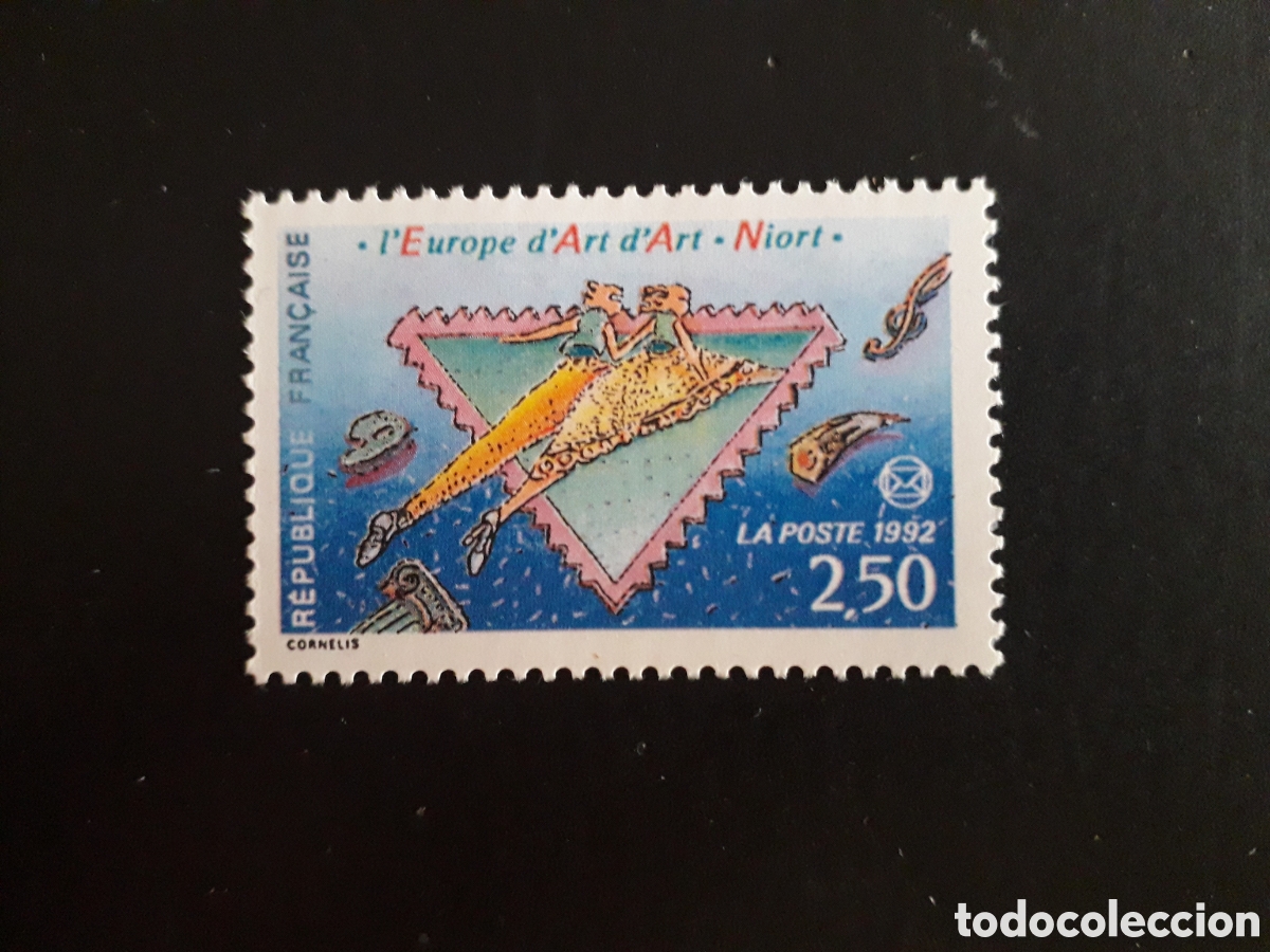 Sellos: FRANCIA YVERT 2758 SERIE COMPLETA NUEVA *** 1992 NIORT, LA EUROPA DEL ARTE PEDIDO M&Iacute;NIMO 3&euro;