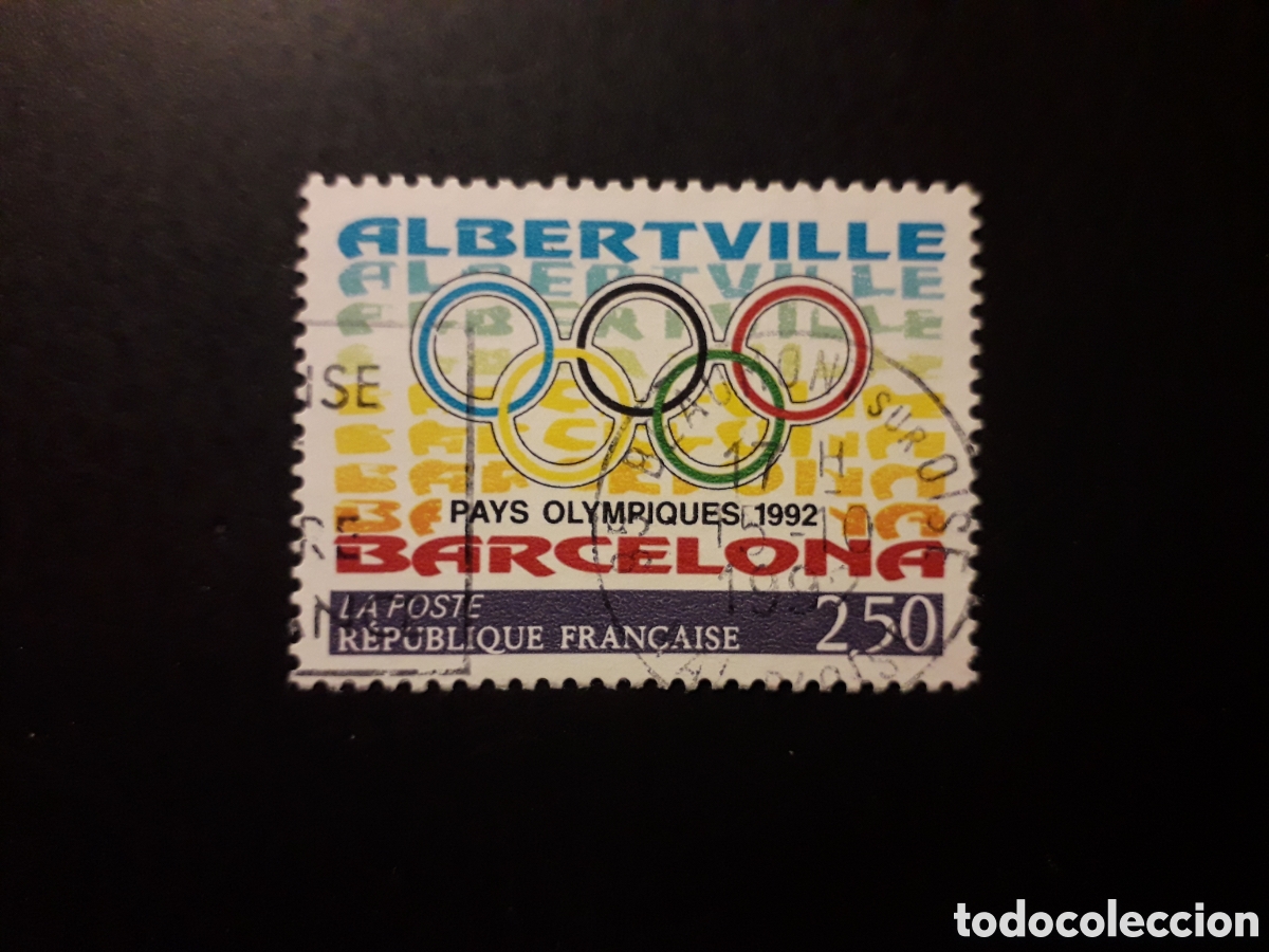 Sellos: FRANCIA YVERT 2760 SERIE CTA USADA 1992 DEPORTES OLIMPIADAS BARCELONA ALBERTVILLE PEDIDO M&Iacute;NIMO 3&euro;