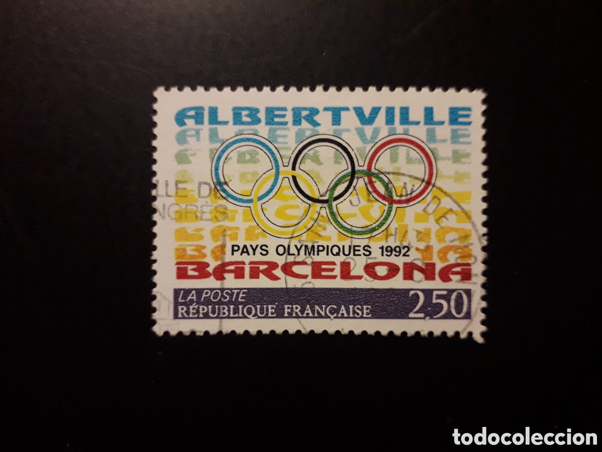 Sellos: FRANCIA YVERT 2760 SERIE CTA USADA 1992 DEPORTES OLIMPIADAS BARCELONA ALBERTVILLE PEDIDO M&Iacute;NIMO 3&euro;