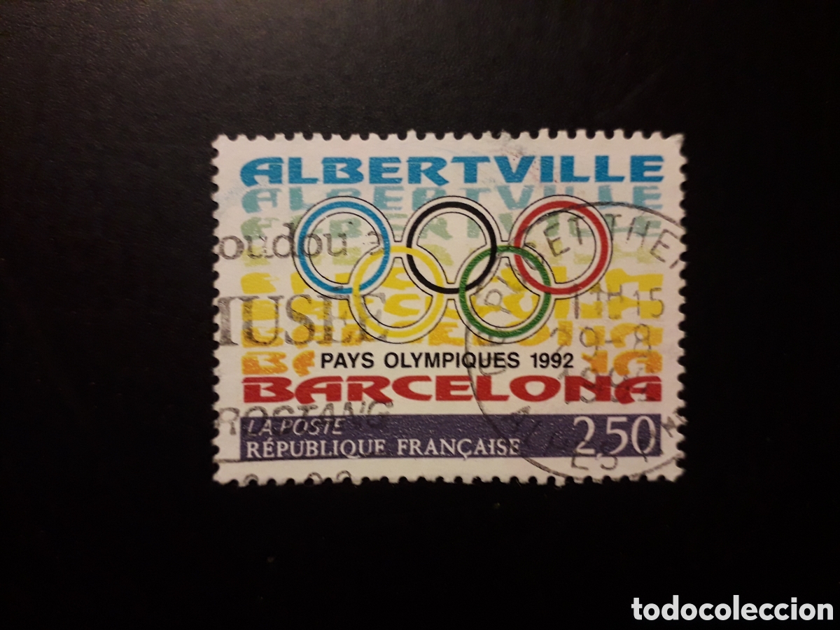 Sellos: FRANCIA YVERT 2760 SERIE CTA USADA 1992 DEPORTES OLIMPIADAS BARCELONA ALBERTVILLE PEDIDO M&Iacute;NIMO 3&euro;