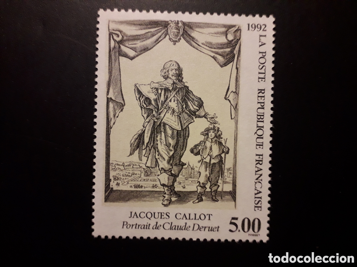 Sellos: FRANCIA YVERT 2761 SERIE COMPLETA NUEVA *** 1992 GRABADO, JACQUES CALLOT PEDIDO M&Iacute;NIMO 3&euro;
