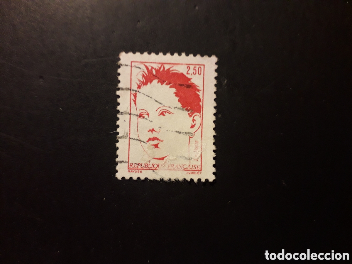 Sellos: FRANCIA YVERT 2773 SELLO SUELTO USADO 1992 ARTE, SERIE B&Aacute;SICA PEDIDO M&Iacute;NIMO 3&euro;