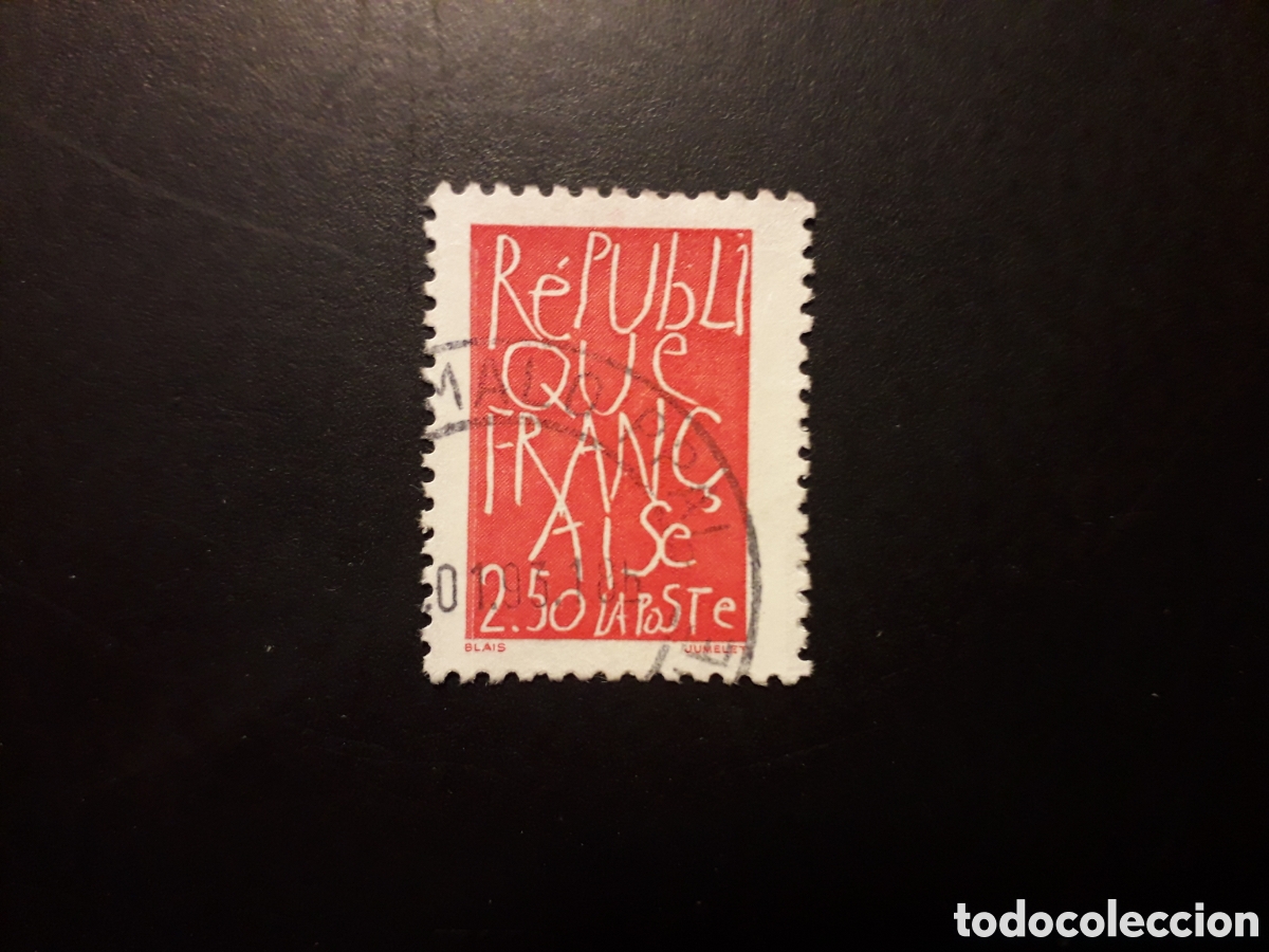 Sellos: FRANCIA YVERT 2775 SELLO SUELTO USADO 1992 ARTE, SERIE B&Aacute;SICA PEDIDO M&Iacute;NIMO 3&euro;