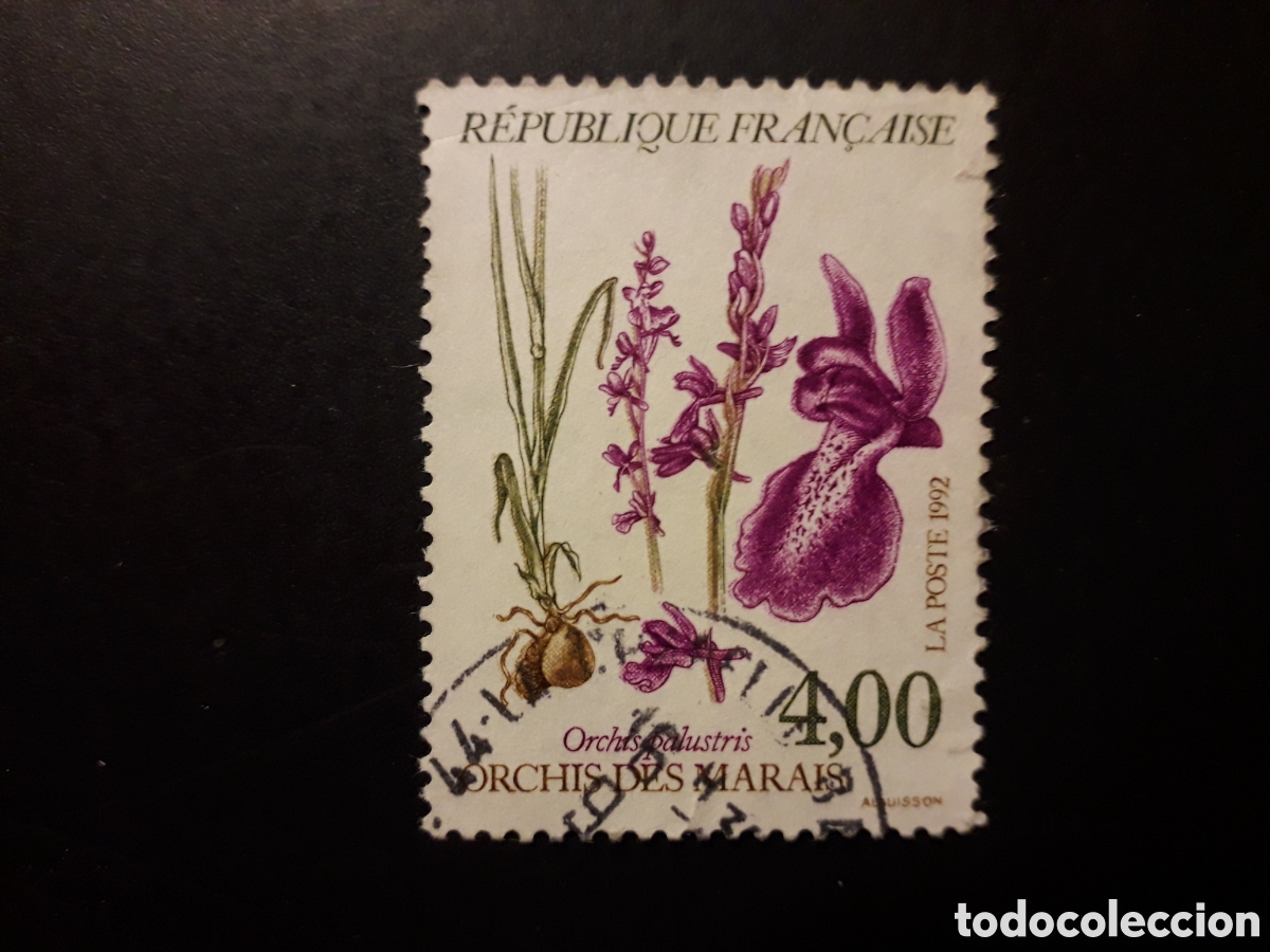 Sellos: FRANCIA YVERT 2768 SELLO SUELTO USADO 1992 FLORA, FLORES PEDIDO M&Iacute;NIMO 3&euro;