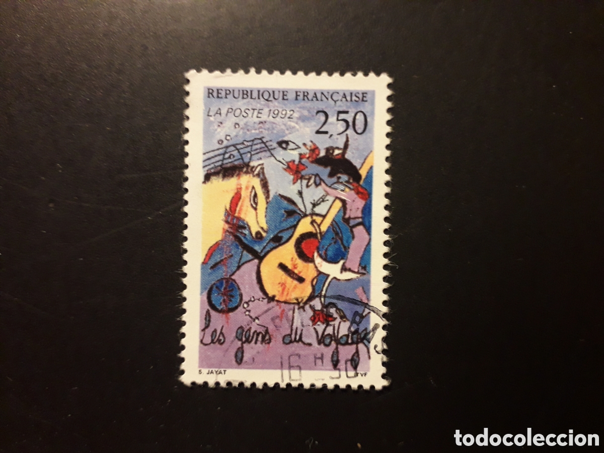 Sellos: FRANCIA YVERT 2784 SERIE COMPLETA USADA 1992 GENTE VIAJERA PEDIDO M&Iacute;NIMO 3&euro;