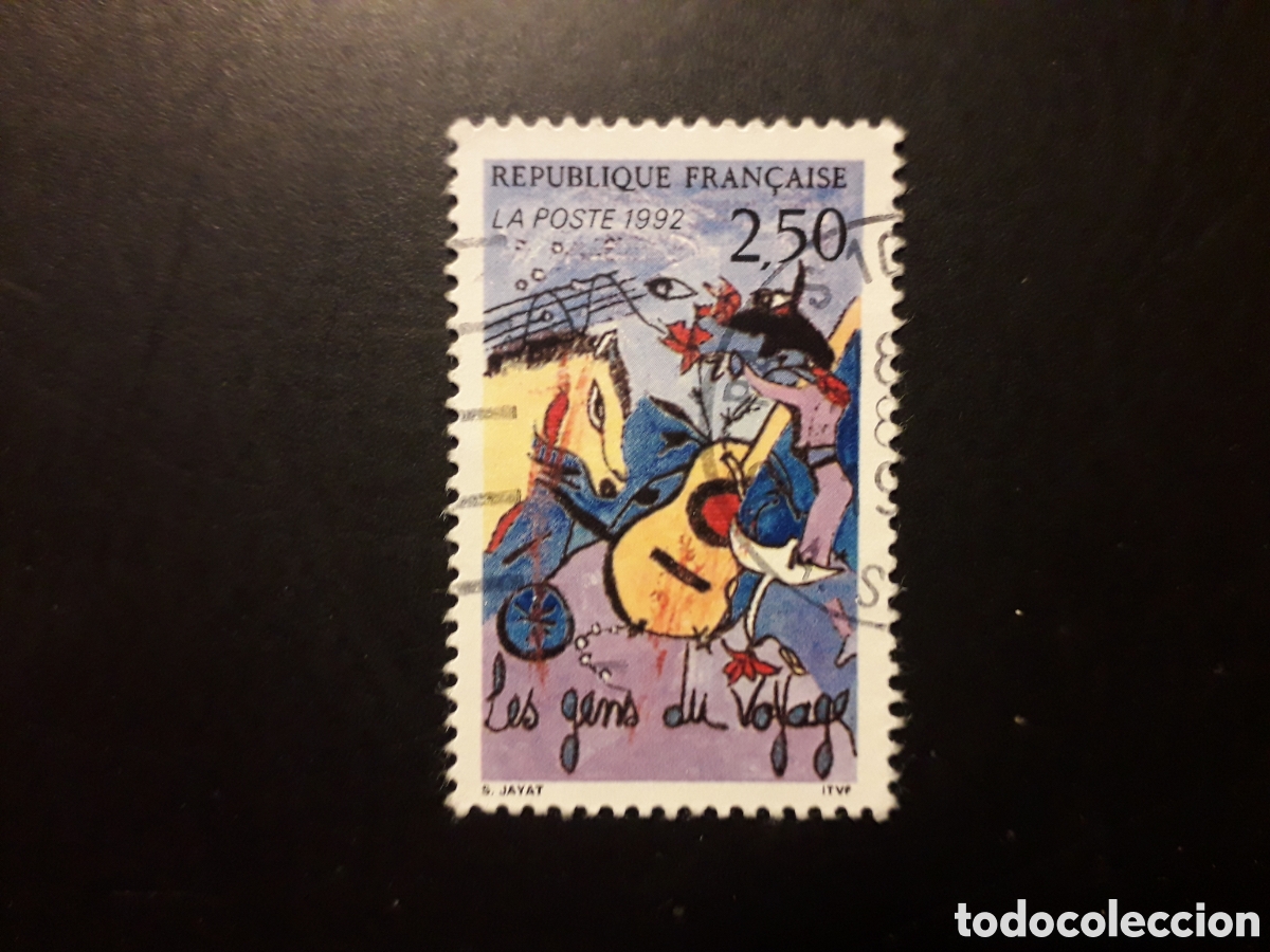 Sellos: FRANCIA YVERT 2784 SERIE COMPLETA USADA 1992 GENTE VIAJERA PEDIDO M&Iacute;NIMO 3&euro;