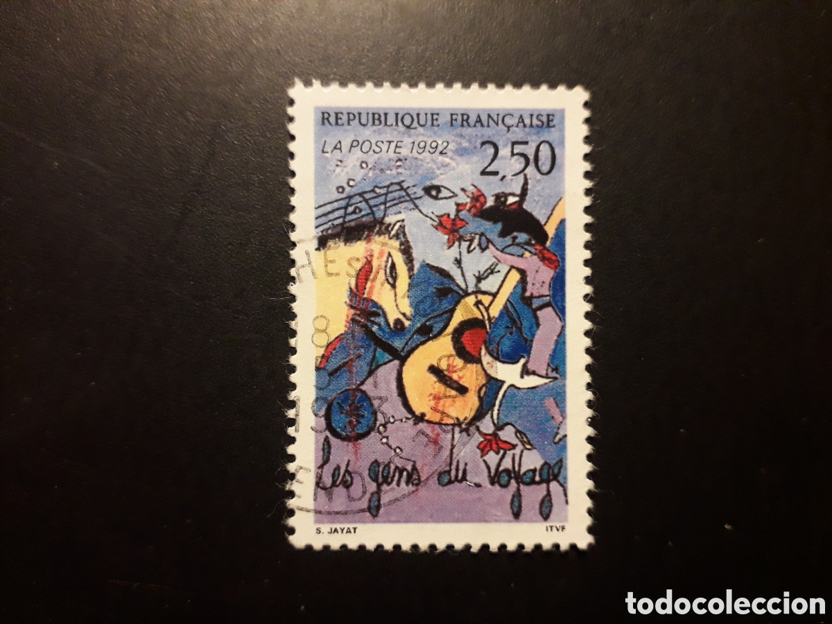 Sellos: FRANCIA YVERT 2784 SERIE COMPLETA USADA 1992 GENTE VIAJERA PEDIDO M&Iacute;NIMO 3&euro;