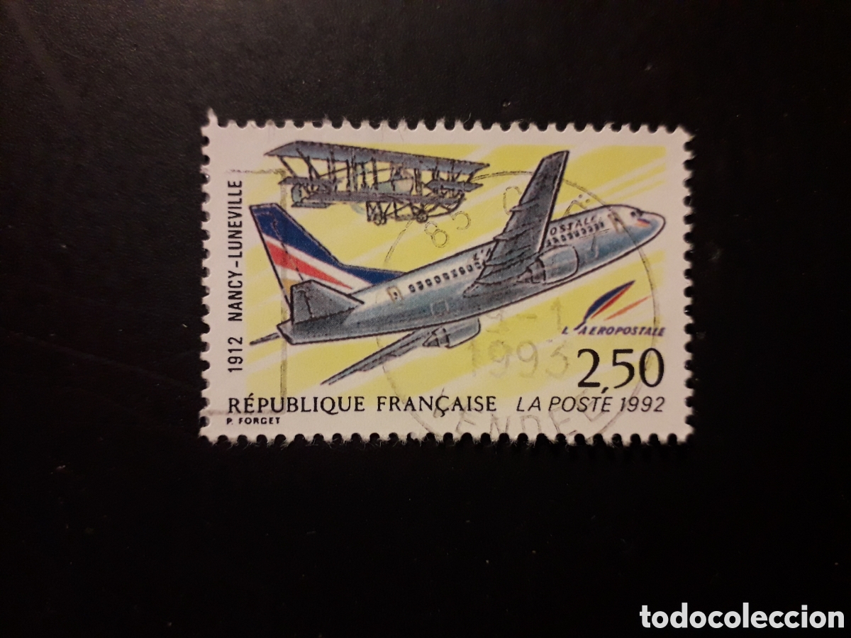 Sellos: FRANCIA YVERT 2778 SERIE COMPLETA USADA 1992 AVIONES, AVIACI&Oacute;N PEDIDO M&Iacute;NIMO 3&euro;