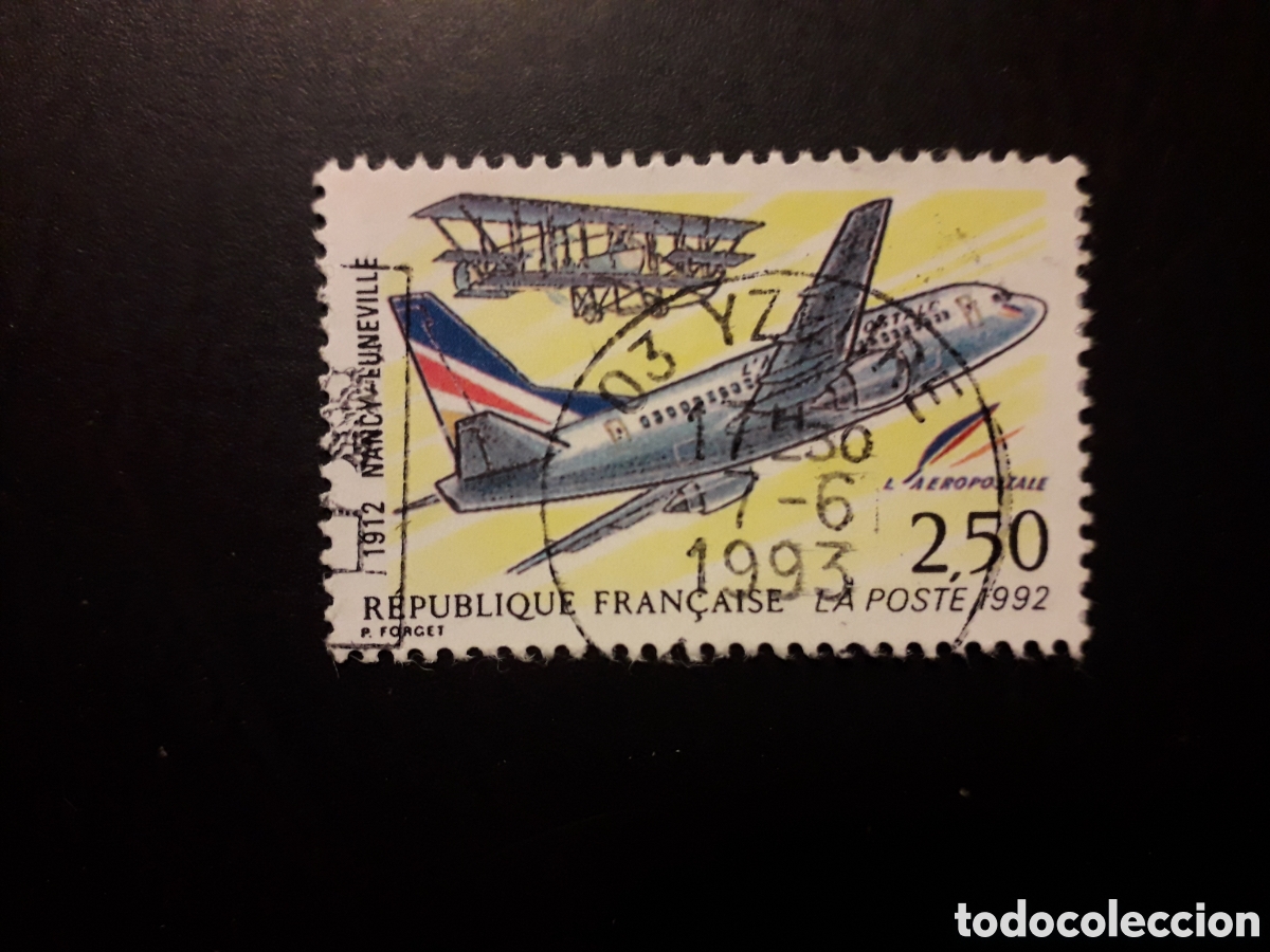Sellos: FRANCIA YVERT 2778 SERIE COMPLETA USADA 1992 AVIONES, AVIACI&Oacute;N PEDIDO M&Iacute;NIMO 3&euro;