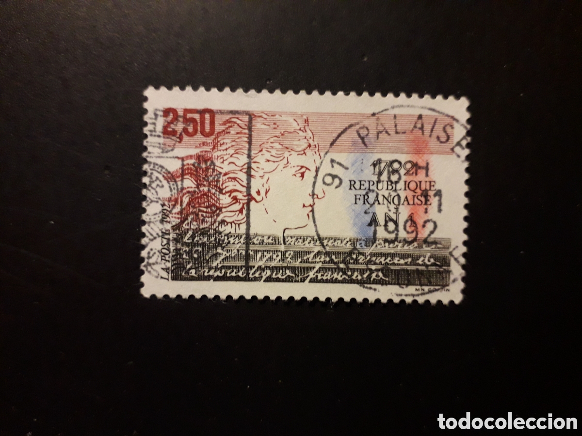 Sellos: FRANCIA YVERT 2771 SERIE COMPLETA USADA 1992 A&Ntilde;O 1 DE LA REP&Uacute;BLICA FRANCESA PEDIDO M&Iacute;NIMO 3&euro;