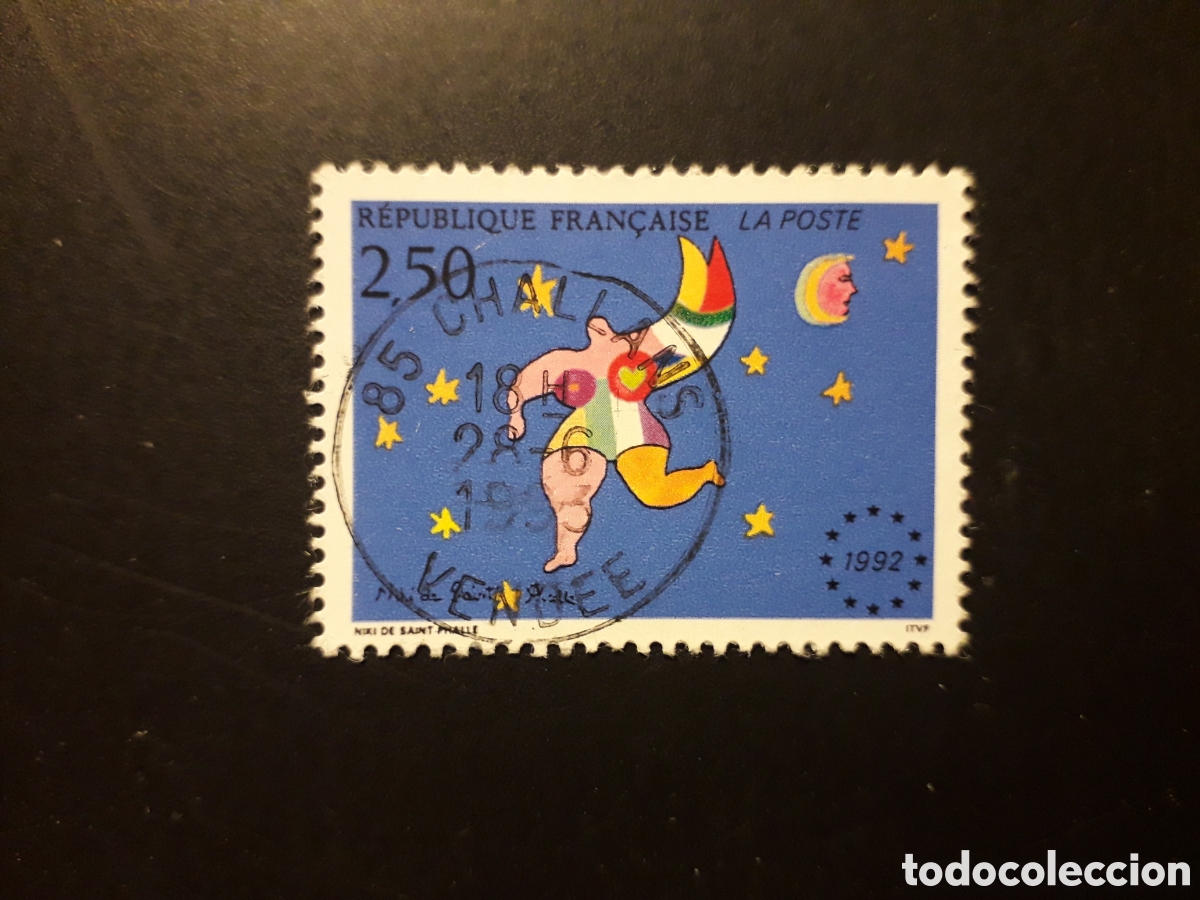 Sellos: FRANCIA YVERT 2776 SERIE COMPLETA USADA 1992 MERCADO &Uacute;NICO EUROPEO PEDIDO M&Iacute;NIMO 3&euro;