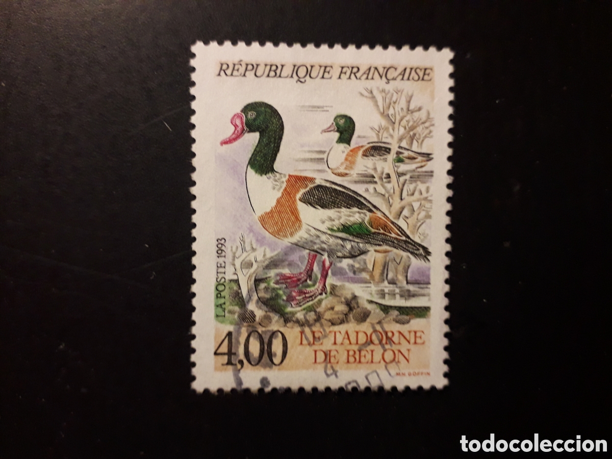 Sellos: FRANCIA YVERT 2787 SELLO SUELTO USADO 1993 FAUNA, AVES, PATOS PEDIDO M&Iacute;NIMO 3&euro;