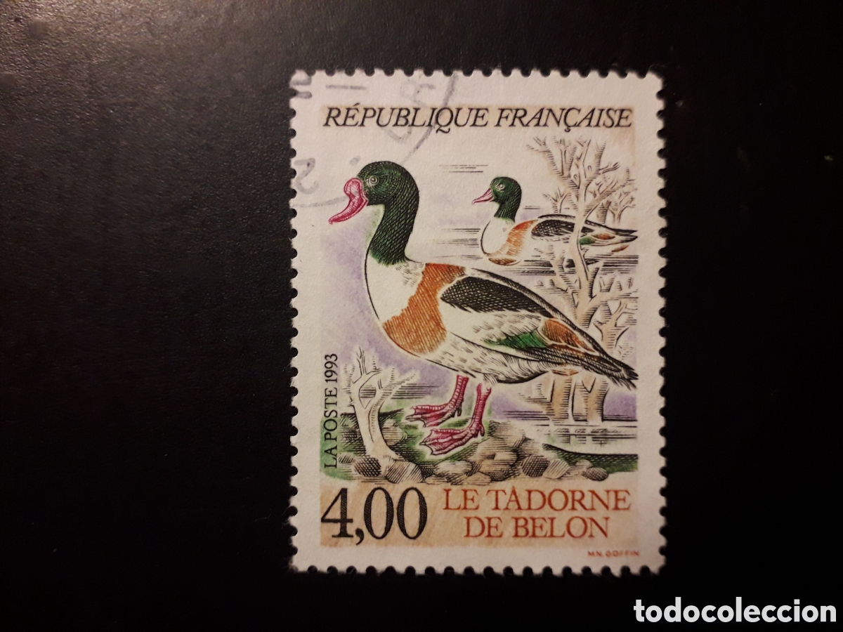 Sellos: FRANCIA YVERT 2787 SELLO SUELTO USADO 1993 FAUNA, AVES, PATOS PEDIDO M&Iacute;NIMO 3&euro;
