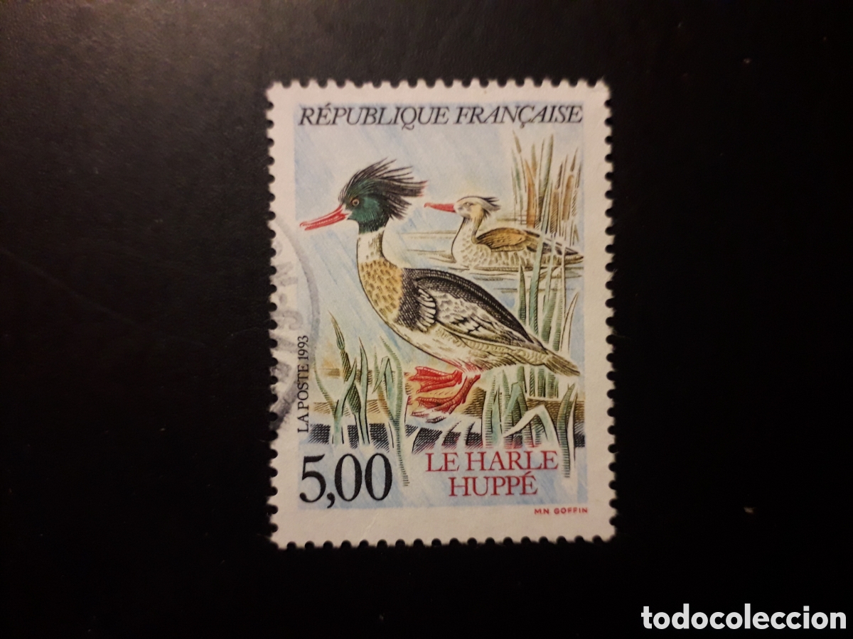 Sellos: FRANCIA YVERT 2788 SELLO SUELTO USADO 1993 FAUNA, AVES, PATOS PEDIDO M&Iacute;NIMO 3&euro;