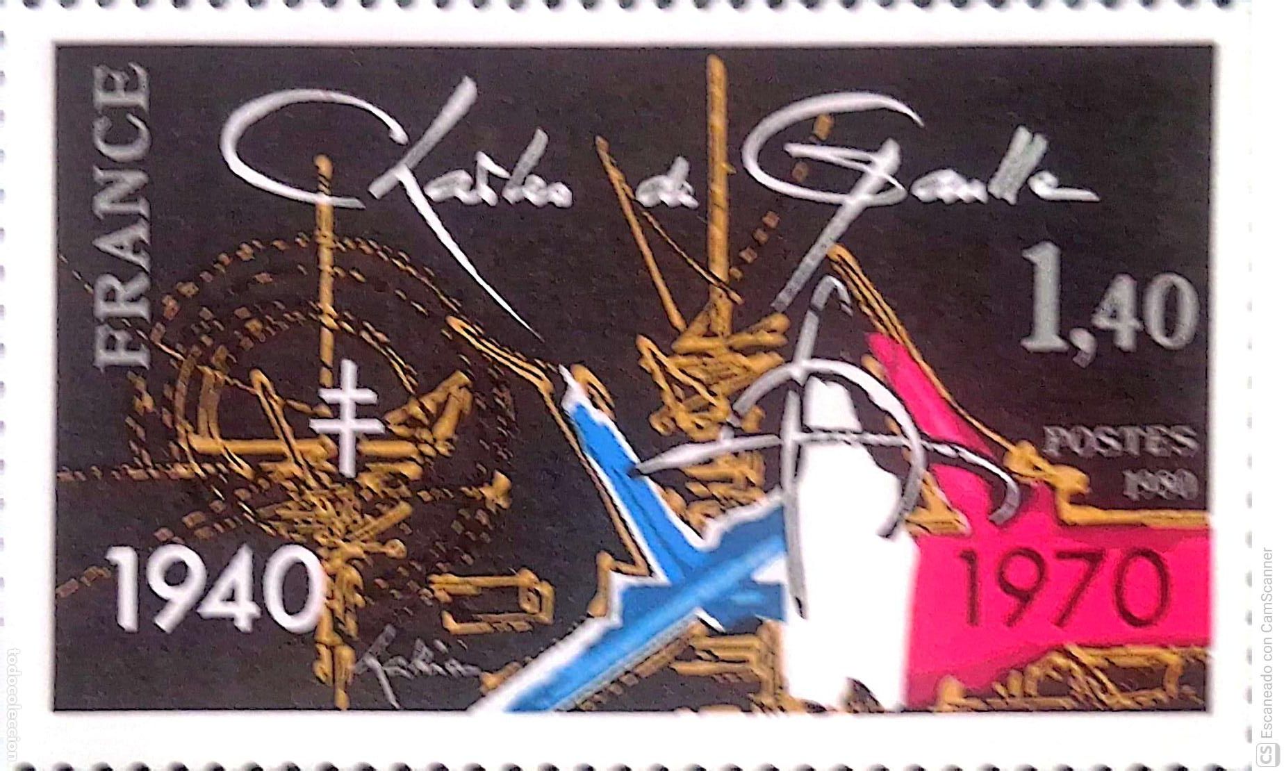 Sellos: Francia. 2114 Aeropuerto Charles de Gaulle. 1980. ﻿Sellos nuevos y numeraci&oacute;n Yvert.
