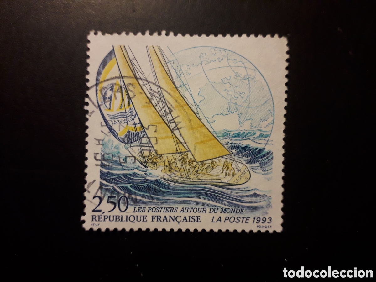 Sellos: FRANCIA YVERT 2789 SERIE COMPLETA USADA 1993 DEPORTES VELA PEDIDO M&Iacute;NIMO 3&euro;