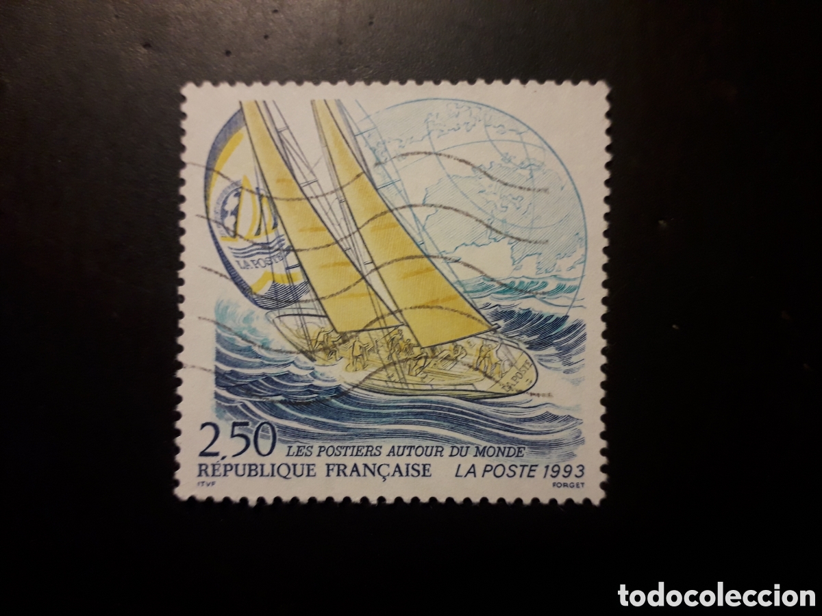 Sellos: FRANCIA YVERT 2789 SERIE COMPLETA USADA 1993 DEPORTES VELA PEDIDO M&Iacute;NIMO 3&euro;
