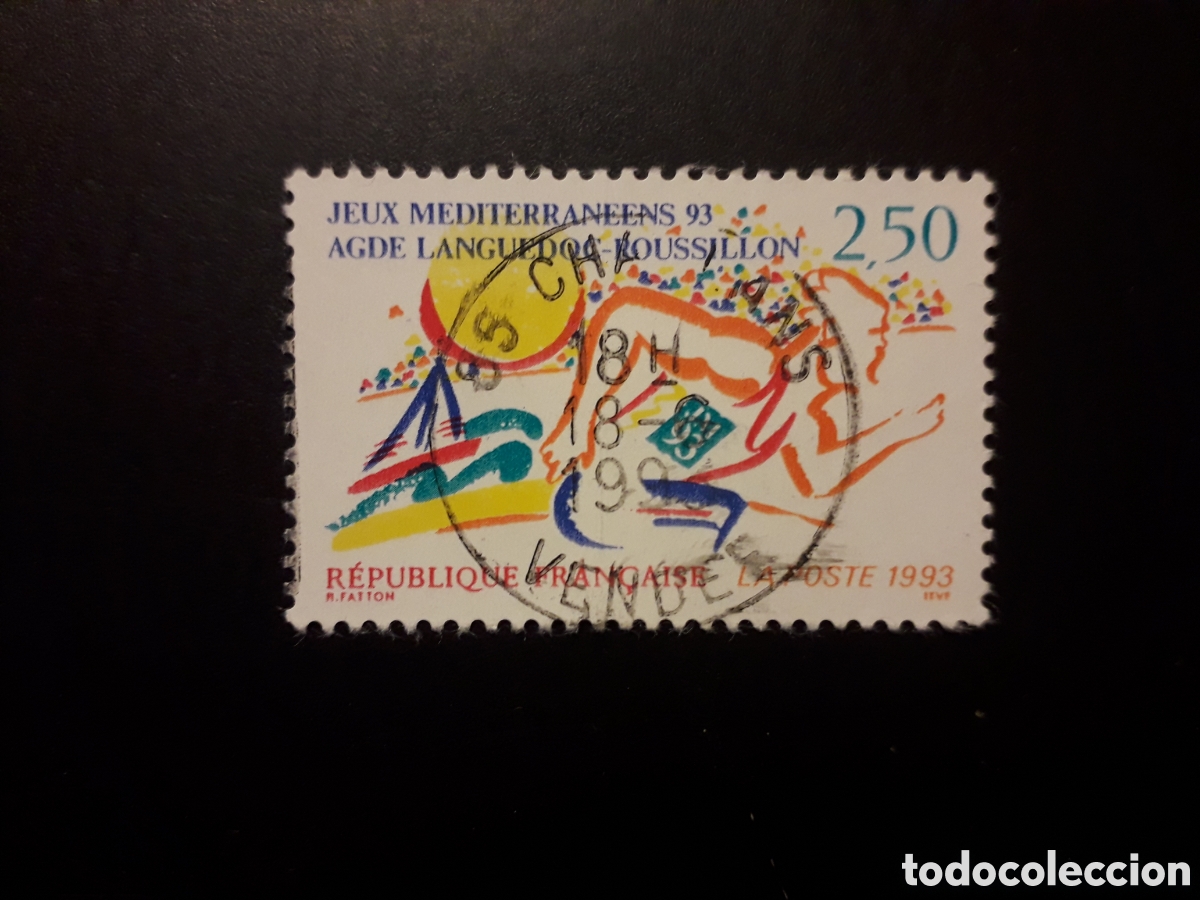 Sellos: FRANCIA YVERT 2795 SERIE COMPLETA USADA 1993 DEPORTES ATLETISMO PEDIDO M&Iacute;NIMO 3&euro;