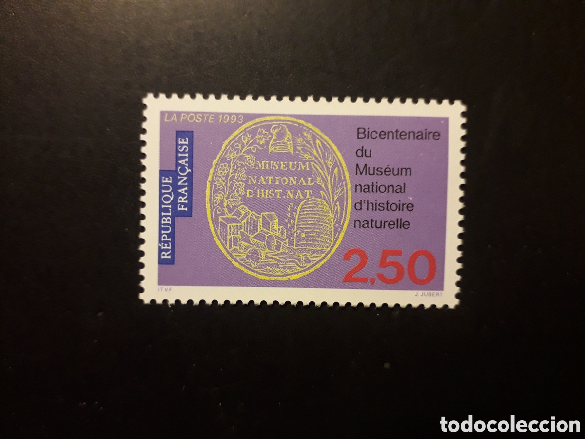 Sellos: FRANCIA YVERT 2812 SERIE COMPLETA NUEVA *** 1993 MUSEO HISTORIA NATURAL PEDIDO M&Iacute;NIMO 3&euro;